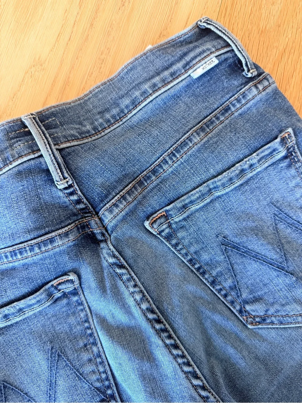 Mother Women’s High-Rise Skinny Jeans in Blue